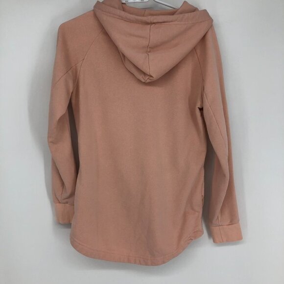 adidas  Blush Pink on Pink Sport ID Round Hem Hoodie size S - Picture 4 of 13